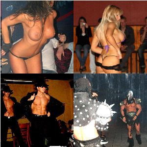 chippendales Sedan pour enterrement de vie de garcons ou de jeune fille